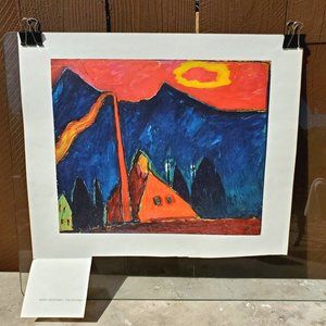 Vintage Print of "The Factory" By Alexey Jawlensky